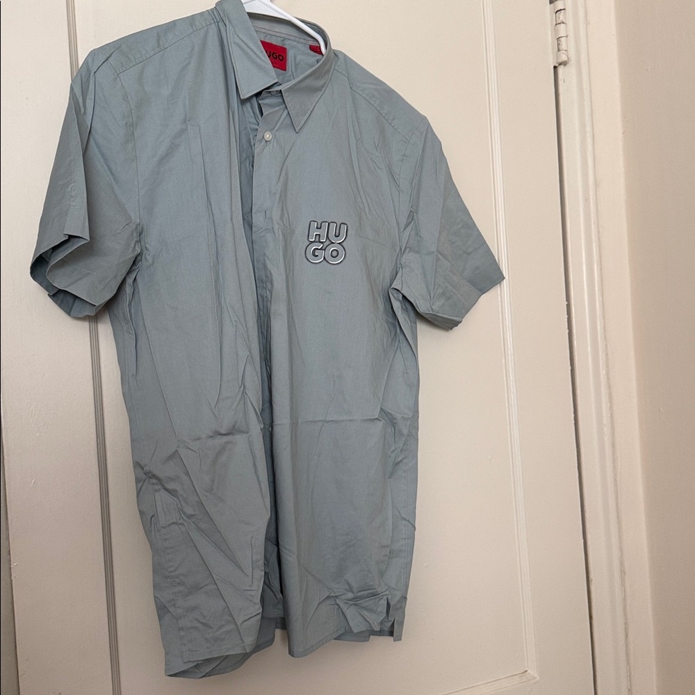 HUGO gray Casual Shirt size L